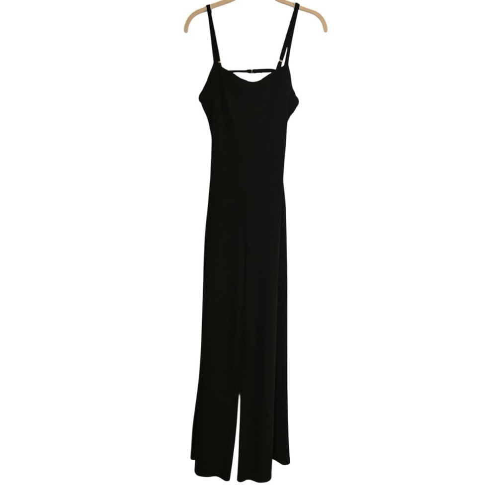 Forever 21 Black Jumpsuit Wide Leg Backless Dressy Evening Sexy NWT Size Medium